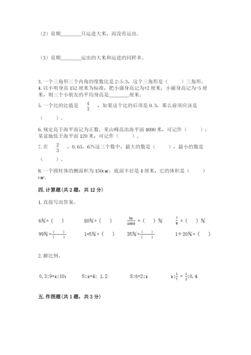 北师大版小学六年级下册数学期末检测试题及完整答案【夺冠系列】.docx