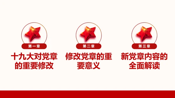 全方位解读学习党的章程十九大新党章PPT