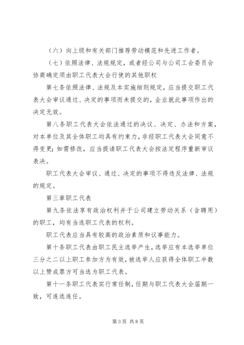 企事业单位职工代表大会实施细则 (3).docx