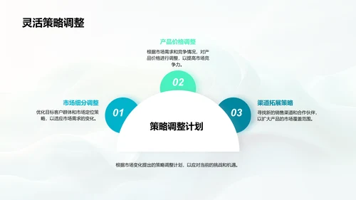 医保业绩年中汇报PPT模板