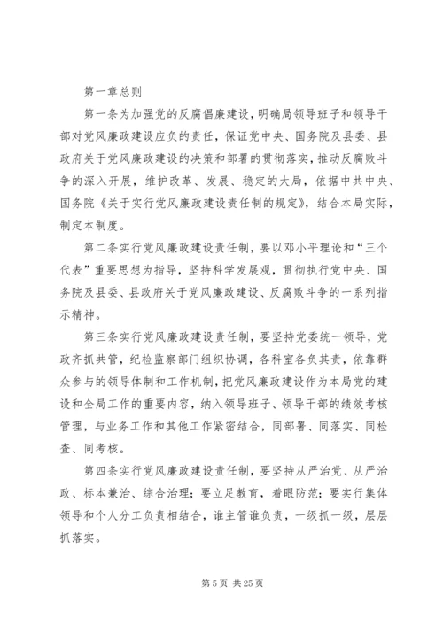 XX县区交通运输局运输管理站党风廉政建设工作实施方案_1.docx