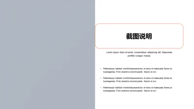 扁平PPT截图说明