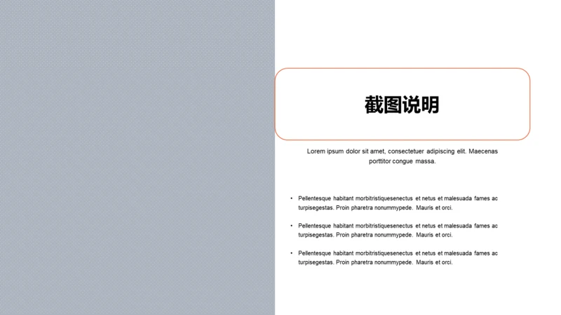 扁平PPT截图说明
