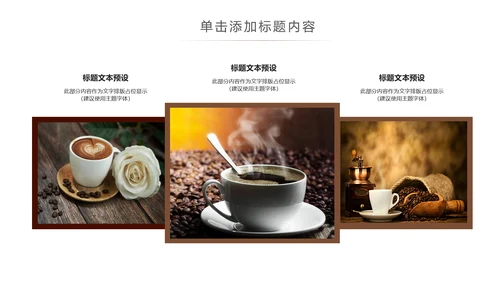 休闲下午茶美味咖啡厅介绍咖啡介绍PPT