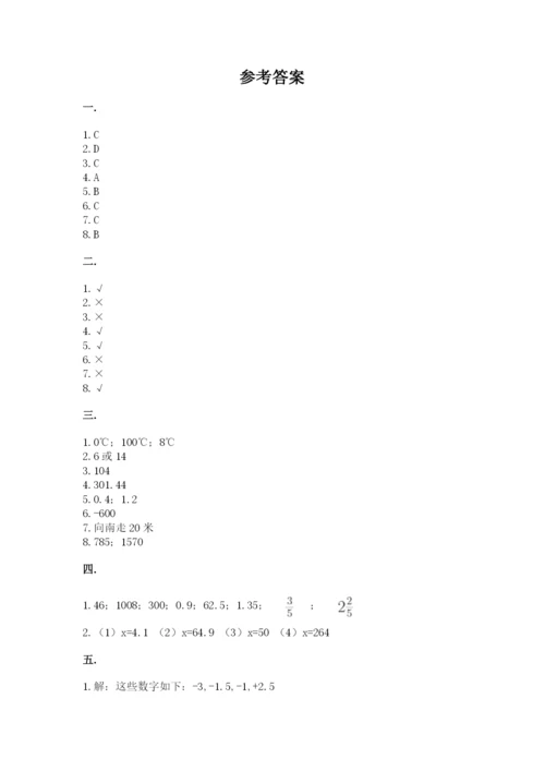 济南市外国语学校小升初数学试卷完整.docx