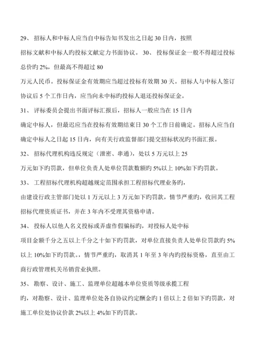 2023年一建法律法规数字时间记忆背诵.docx