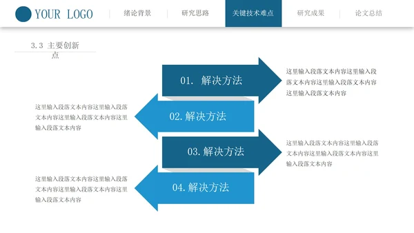 博士毕业论文答辩PPT模板
