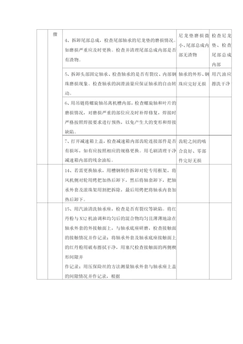 锅炉螺旋捞渣机大修作业指导书.docx