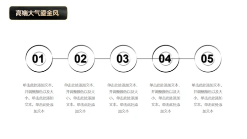 黑金质感大理石鎏金商务商业汇报通用PPT模板