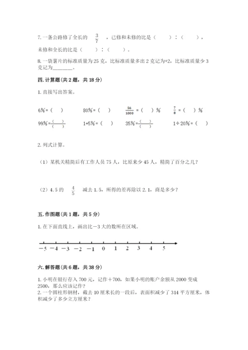 北京版六年级下册期末真题卷附参考答案（达标题）.docx