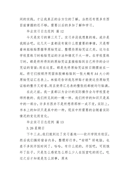 毕业实习日志范例_1.docx