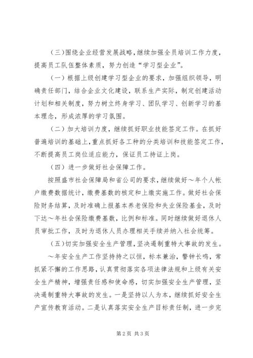 人力资源管理工作设想精编.docx