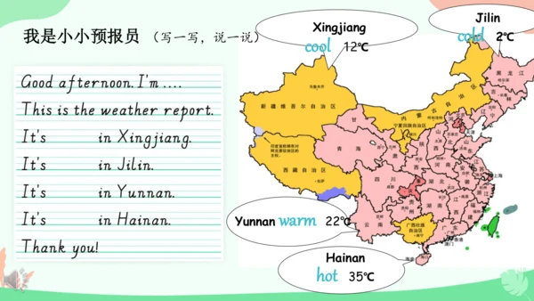 Unit 3 Weather Part A Let's learn 课件(共39张PPT)