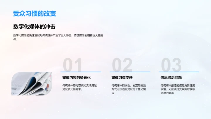 传统媒体数字化转型PPT模板