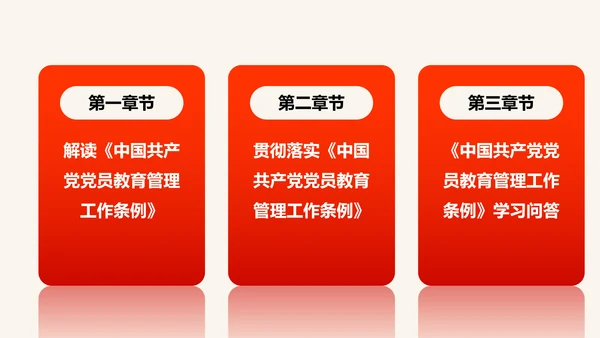 学习解读中国共产党党员教育管理工作条例PPT