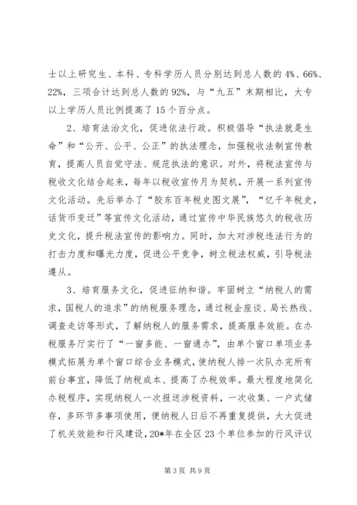 国税文化建设调研报告.docx