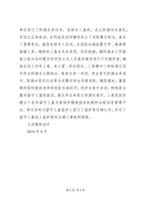 乡镇防溺水工作汇报.docx