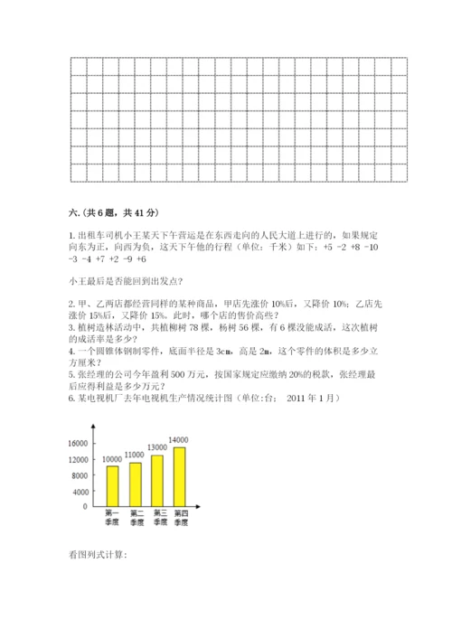 北京海淀区小升初数学试卷附参考答案【满分必刷】.docx