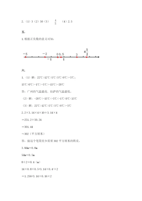 最新苏教版小升初数学模拟试卷及参考答案（培优）.docx