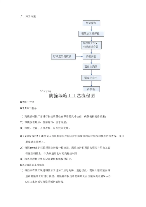 市政桥梁防撞墙施工方案16