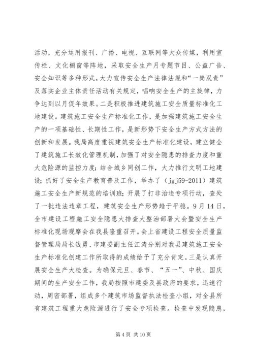 县建筑管理局工作报告.docx