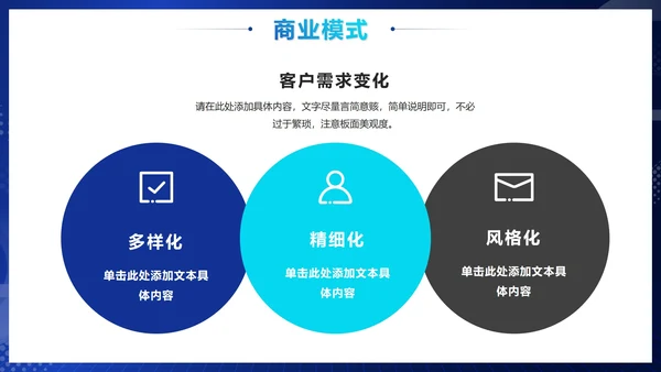 科技风商业计划产品发布PPT模板