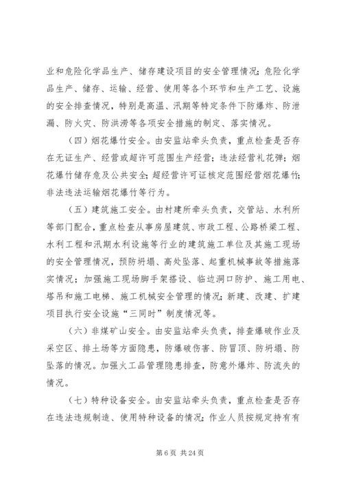 镇重点行业和领域安全生产专项整治行动实施方案.docx