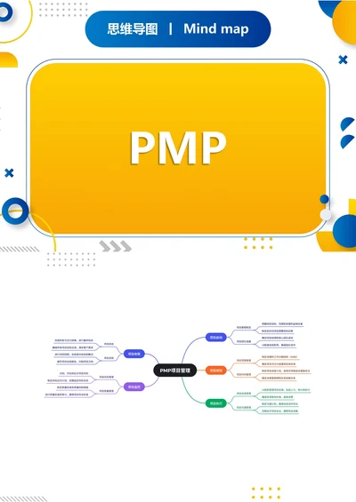 PMP项目管理职场思维导图