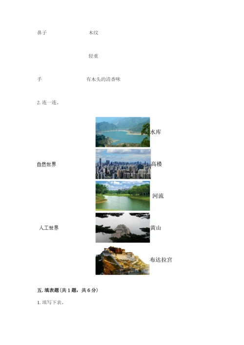 教科版二年级上册科学期末测试卷精品【名师推荐】.docx