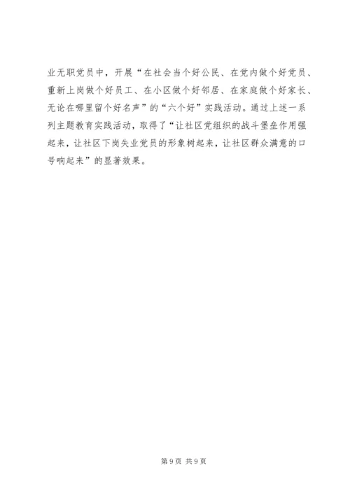 对市下岗失业党员教育管理实践的调查与思考 (6).docx