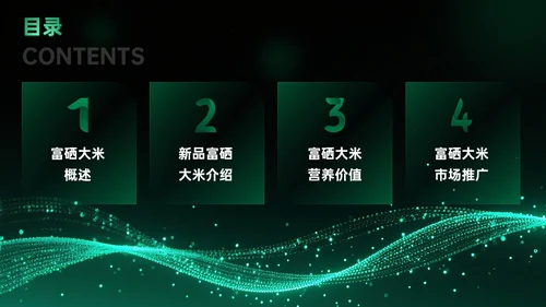 绿色科技风科技富硒大米新品发布会