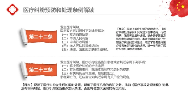 医疗纠纷预防和处理条例学习解读医生PPT