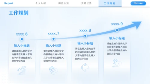 市场营销部竞聘述职报告通用PPT模板
