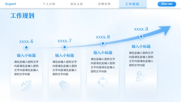 市场营销部竞聘述职报告通用PPT模板