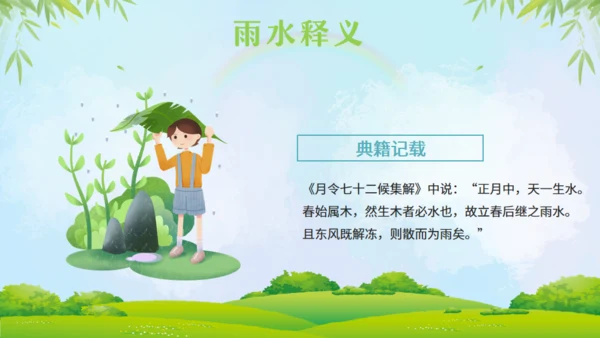 雨水节气通用PPT