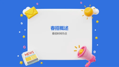 蓝色创意春季招聘求职指南PPT模板