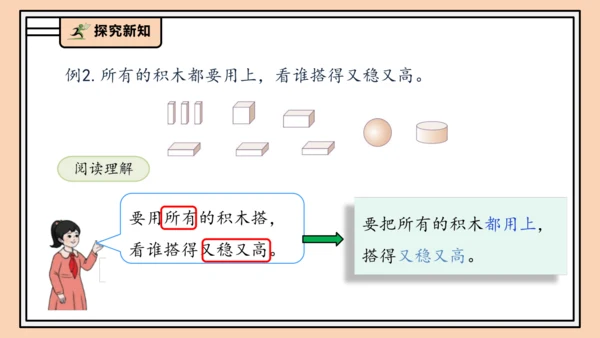 【课堂无忧】人教版一年级上册-3.2 立体图形的拼搭（课件）(共37张PPT)