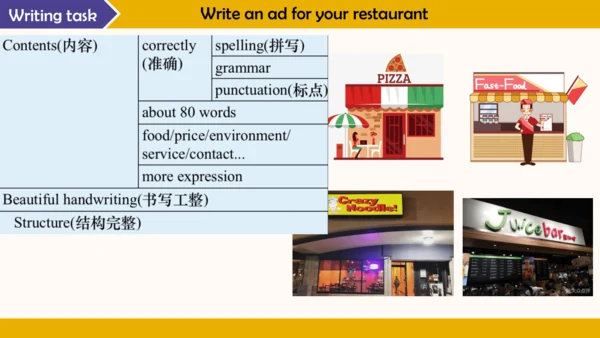 Unit10 SectionB Writing课件（人教七下Unit10 I’d like some