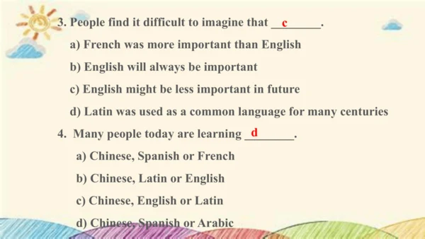 Module 7 English for you and me Unit 3 Language in