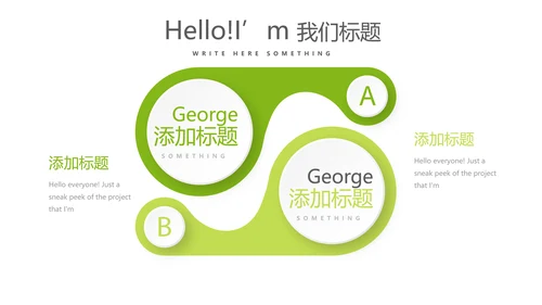 绿色飘逸医药代表销售计划动态PPT