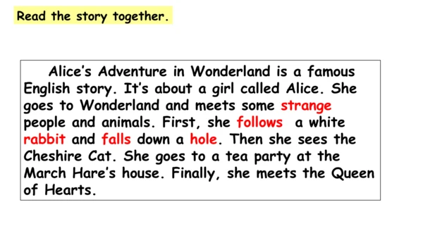 Module 7 Unit 1 Alice was sitting with her sister 