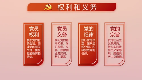 红色党建党支部年年终总结学习教育PPT