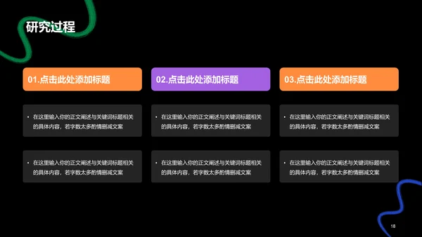 黑色简约扁平艺术设计毕业答辩PPT