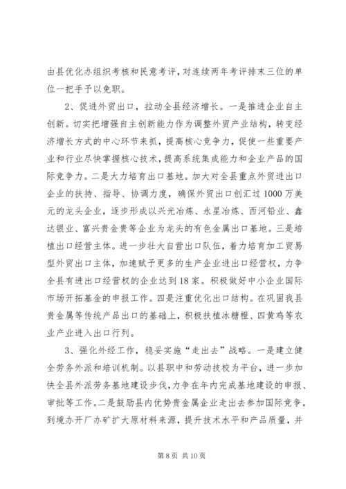 招商合作局工作总结及工作计划.docx