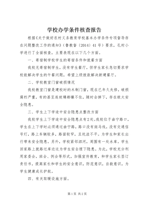 学校办学条件核查报告.docx