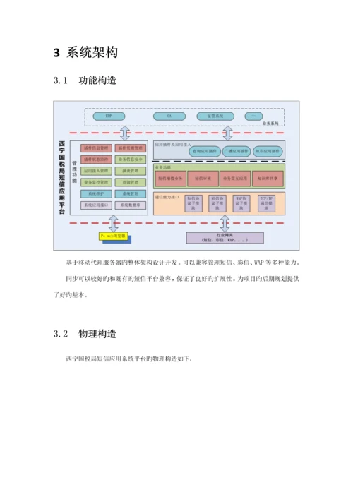 短信平台专题方案.docx