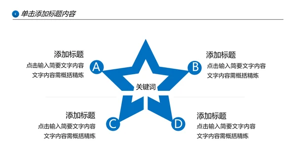 欧美大气蓝色企业宣传公司简介PPT模板