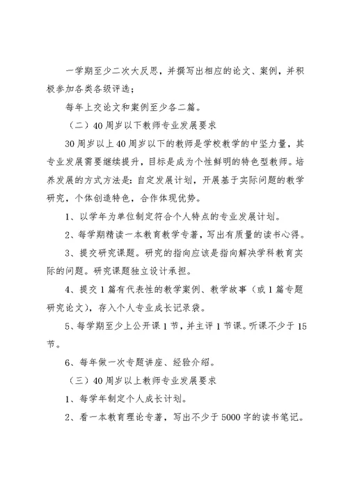 2021年度小学教师专业成长与发展实施方案(共7页)