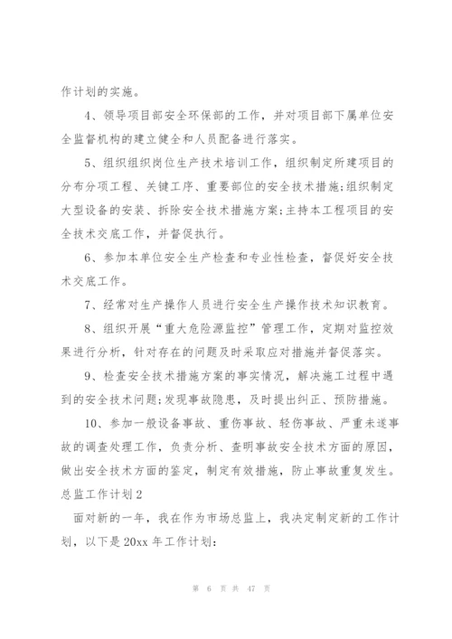 总监工作计划15篇.docx