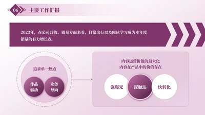 紫色商务风7项结构PPT单页